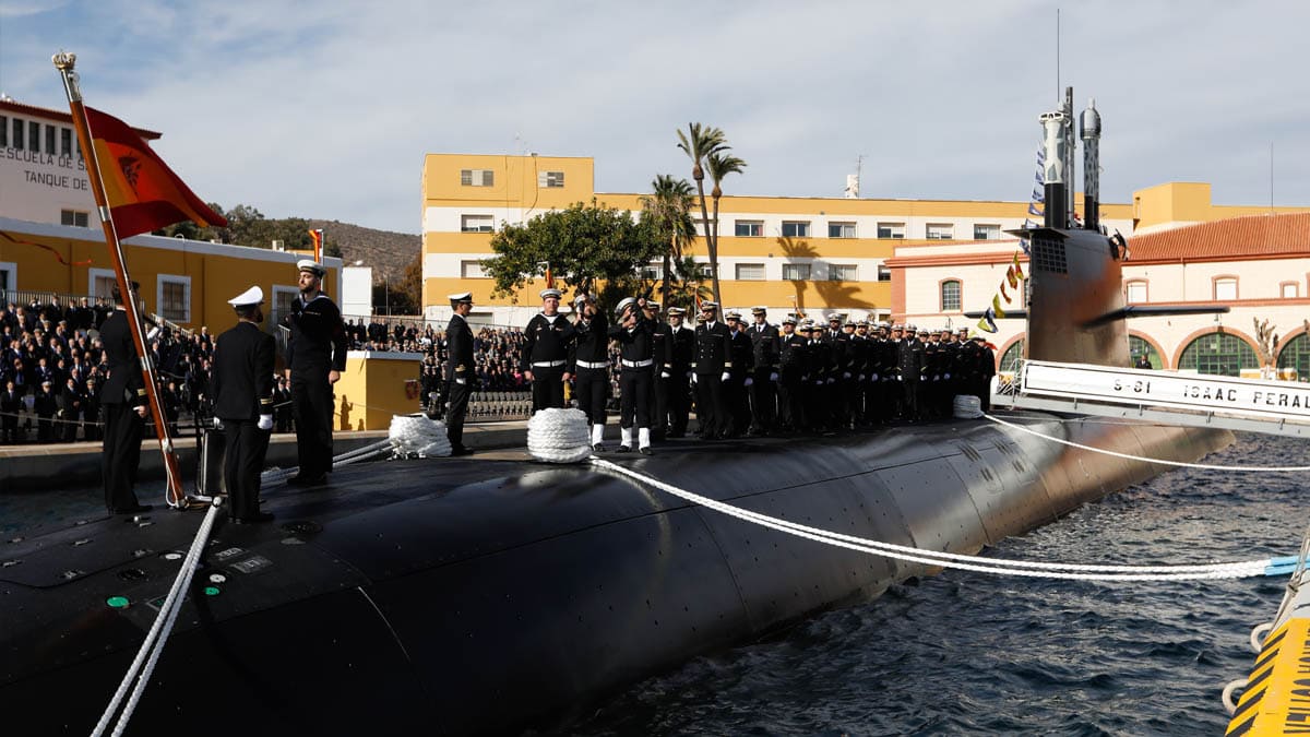 La Armada recibe el submarino S-81 ‘Isaac Peral’, fabricado por Navantia y 100% español
