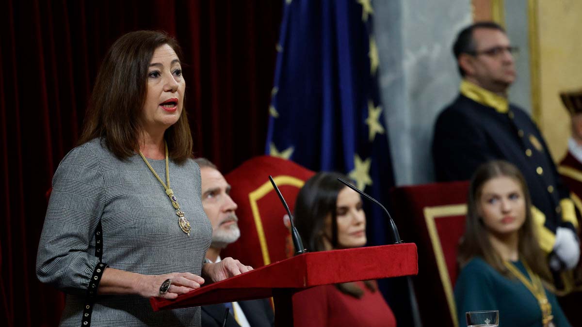 El PP brama contra el discurso de Armengol ante el Rey: «Sectario, impropio e indignante»