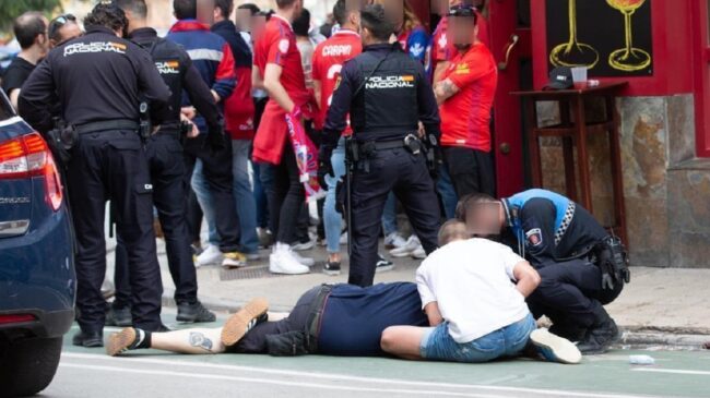 Operación policial en Soria, Zaragoza y Leganés por un ataque de grupos ultra