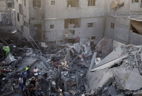 Un ataque contra un campo de refugiados en la Franja de Gaza deja al menos 45 muertos