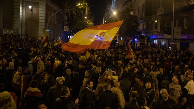 Unas 1.200 personas acuden a Ferraz en el undécimo día de protestas contra la amnistía