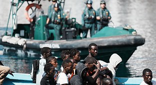 La inmigración en Europa: vista a la derecha