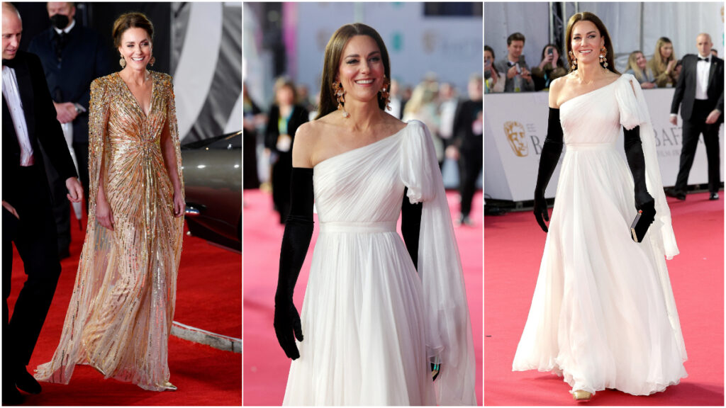 Kate Middleton y sus looks de gala.