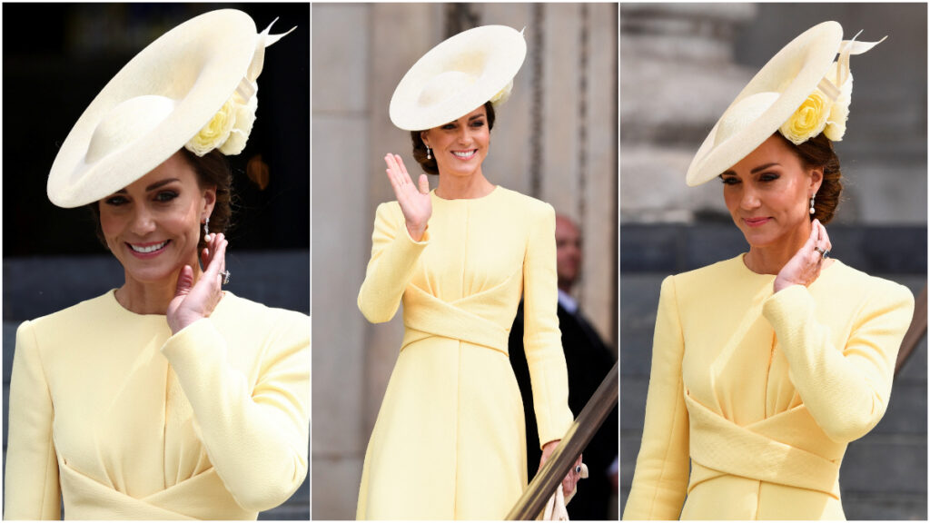 Kate Middleton durante el Jubileo de Platino de Isabel II.
