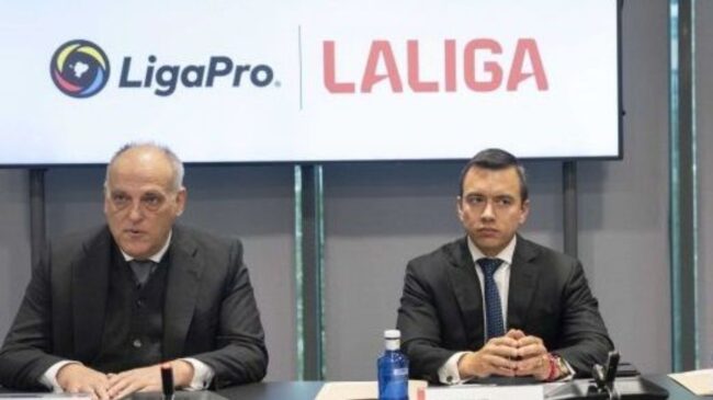 LaLiga recibe al presidente electo de la República del Ecuador