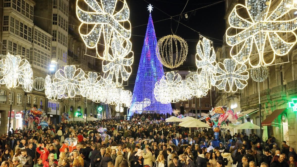 ¿Cuándo se encienden las luces de Navidad 2023-2024? Madrid, Barcelona, Vigo…