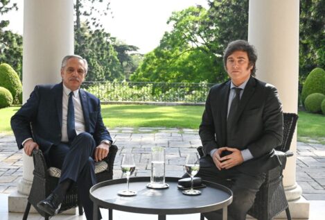 Milei se reúne con Alberto Fernández para iniciar el cambio de Gobierno