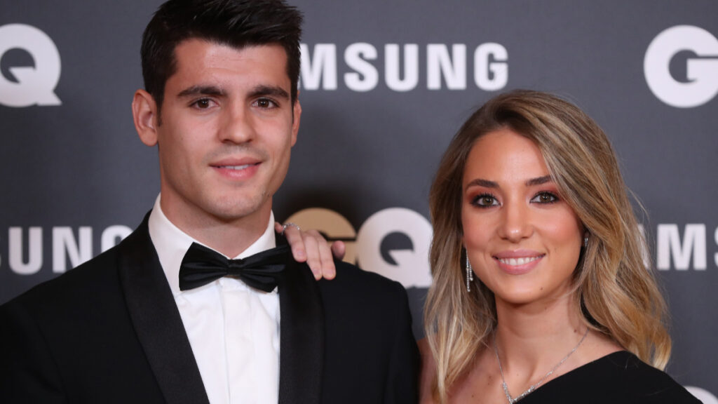 Morata y Alice Campello son padres de cuatro hijos.