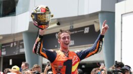 El español Pedro Acosta, campeón del mundo de Moto2