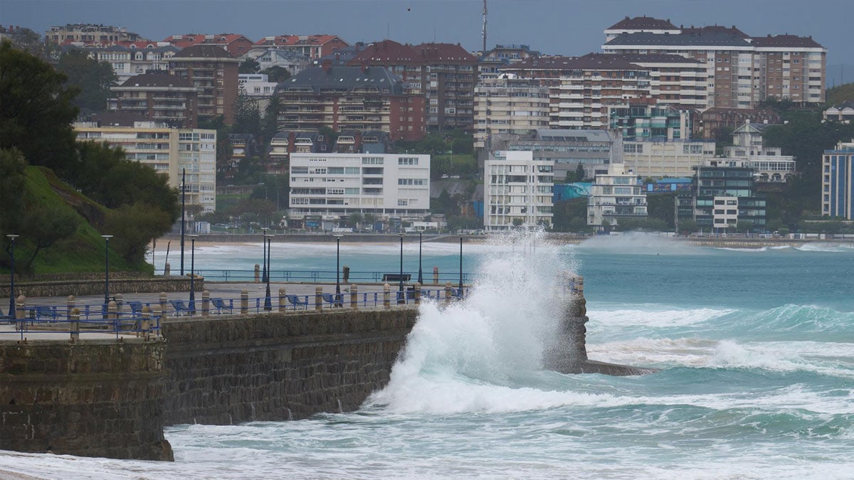 El noroeste, las costas del norte y el sistema Ibérico, en riesgo por lluvia, viento y oleaje