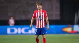 Pablo Barrios, centrocampista del Atlético de Madrid, sufre una rotura de menisco en la rodilla