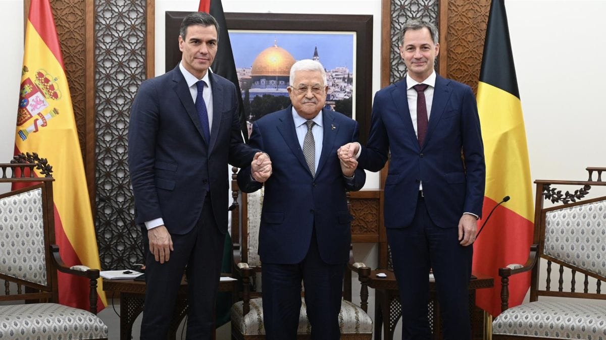 Sánchez defiende ante Abbas que la Autoridad Palestina asuma el control de Gaza