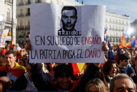 Las manifestaciones contra la amnistía en toda España, en imágenes