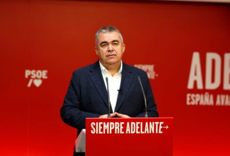 Santos Cerdán responsabiliza a Aznar de las protestas ante las sedes del PSOE