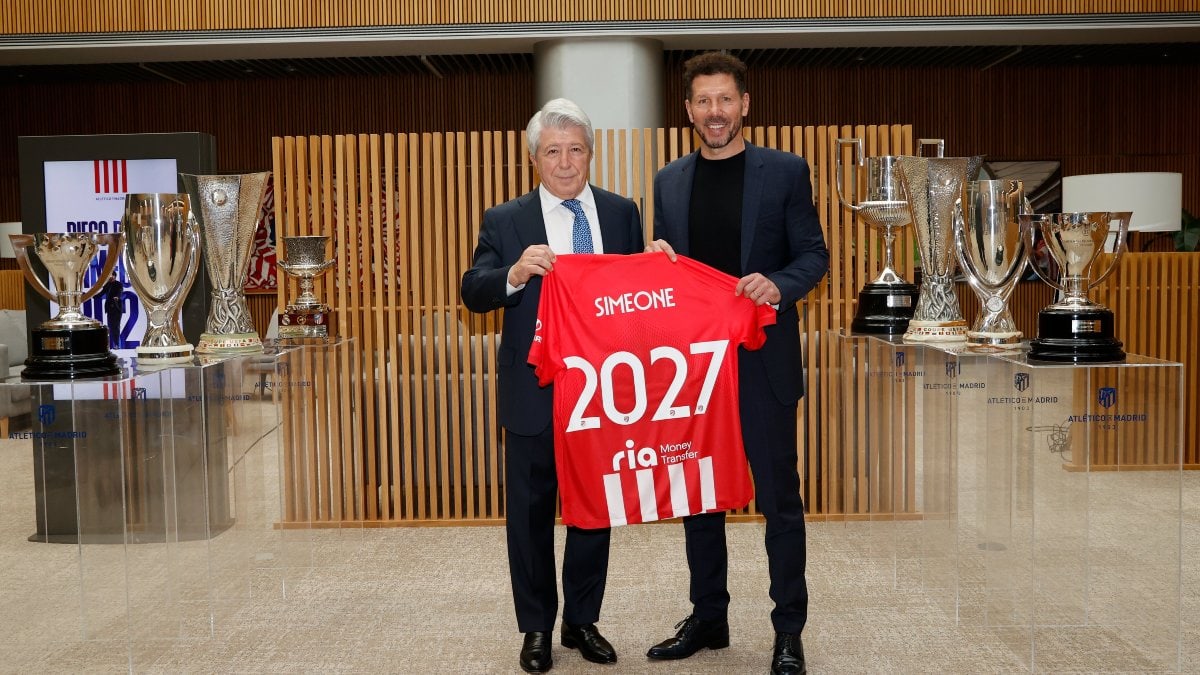 Diego Pablo Simeone renueva hasta 2027 con el Atlético de Madrid