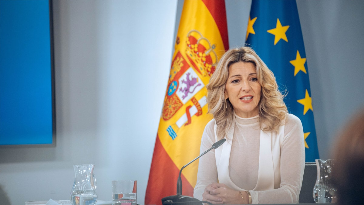 Yolanda Díaz apoya la moción de censura en Pamplona: «Es absolutamente democrática»