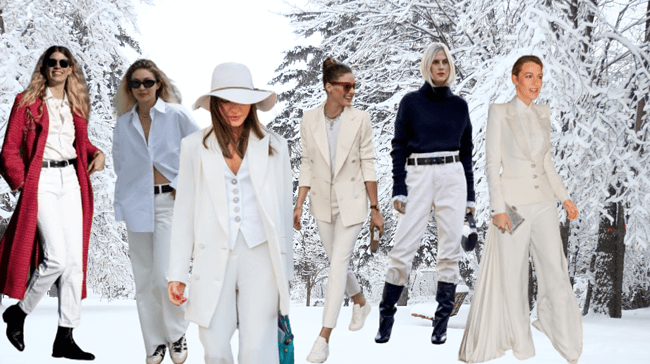 Pantalones blancos: ¿error o acierto en invierno y fiestas?