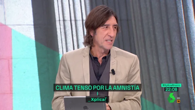 Benjamín Prado justifica la amnistía en laSexta porque «Puigdemont no ha matado a nadie»