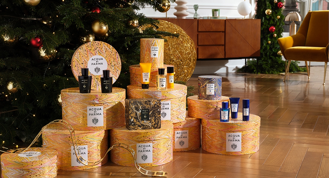 Cofres de regalo para Navidad de Acqua di Parma