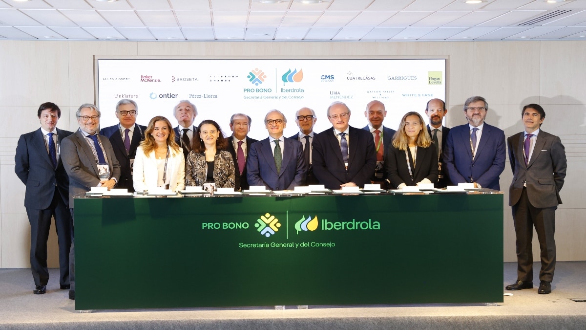 Iberdrola lanza un proyecto pro bono legal para entidades sociales con 14 firmas de abogados