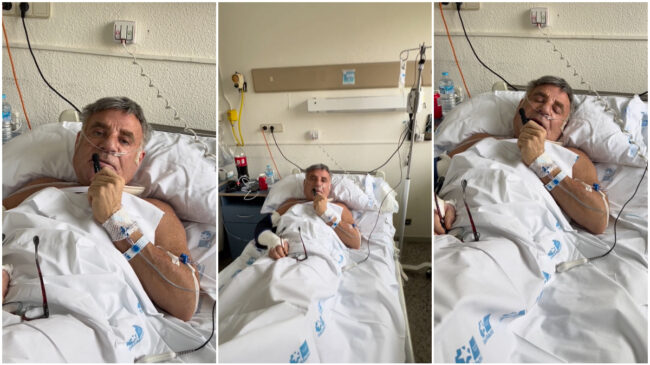 Joaquín Torres, postrado en un cama tras un grave accidente: «Espero que todo salga bien»