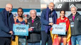 Tariku Novales y Majida Maayouf pulverizan los récords de España de maratón en Valencia