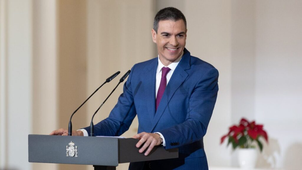el presidente del gobierno Pedro Sánchez