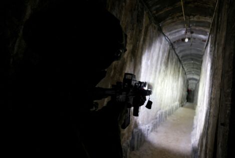 El jefe del Estado Mayor israelí ve «una buena idea» inundar los túneles de Hamás