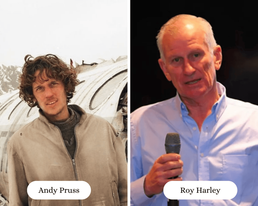 Andy Pruss fue Roy Harley