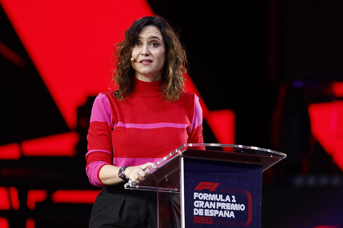 Ayuso asegura que el Gran Premio de F1 de Madrid dejará «más de 450 millones de euros al año»