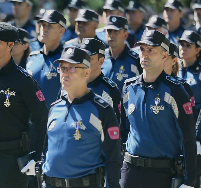 La Policía Municipal de Pamplona interviene en un partido de