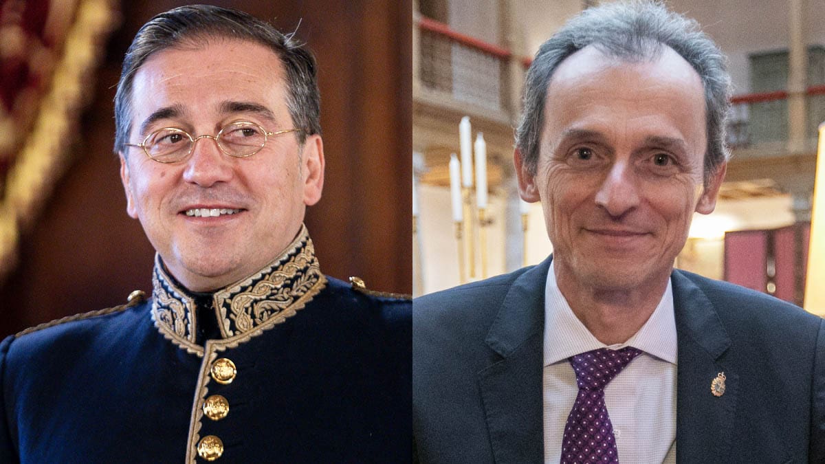 Albares, Pedro Duque y sus afortunadas parejas