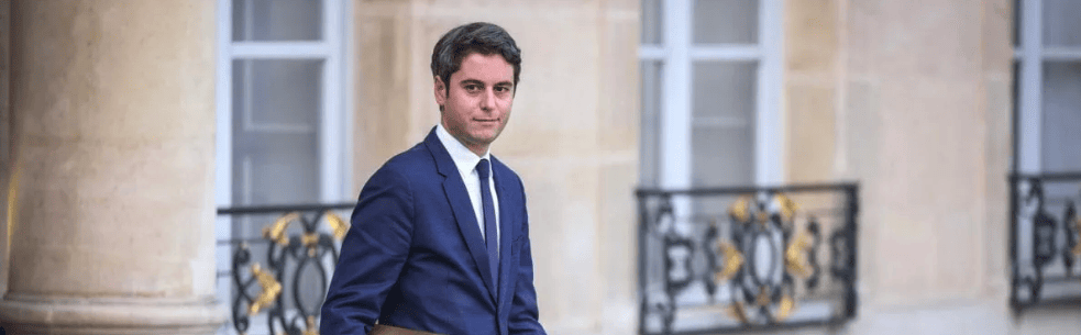 Macron nombra a Gabriel Attal como primer ministro tras la renuncia de Élisabeth Borne