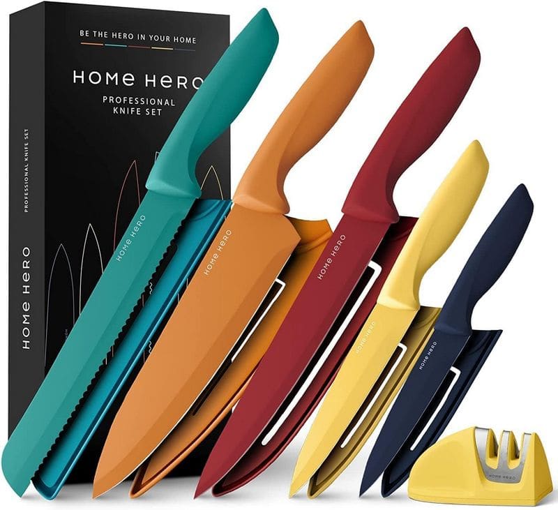 Juego de cuchillos de cocina Home Hero HHKS0102 5 piezas