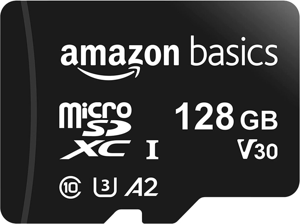 Tarjeta microSD Amazon Basics LSMICRO128GU3