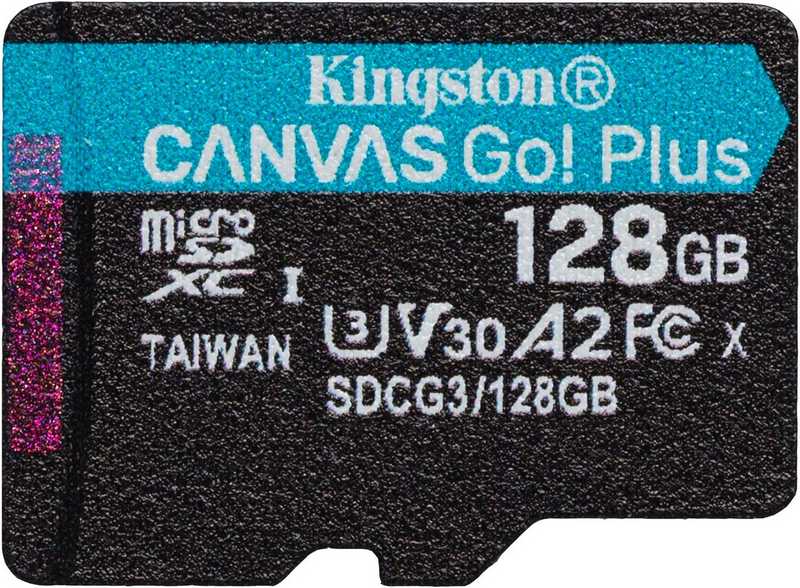Tarjeta microSD Kingston SDCG3 Canvas Go Plus