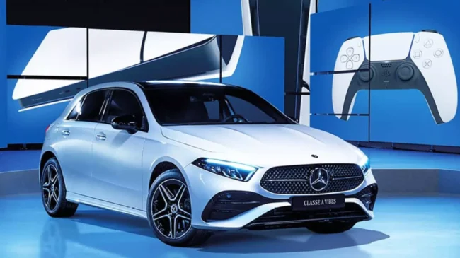 A-Class Vibes, el coche de Mercedes y Sony inspirado en la PlayStation 5
