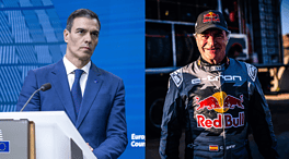 Pedro Sánchez felicita a Carlos Sainz por el Dakar a pesar de haberle insultado