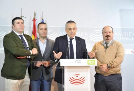 Vox registra en Extremadura tres enmiendas al Proyecto de Presupuestos Generales