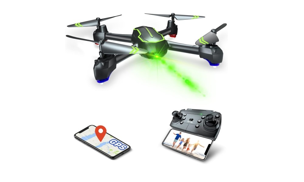 Dron con control de gestos GPS y cámara HD 1080p