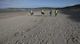 Los 'pellets' recogidos en las playas de Cantabria no llegan a los tres kilos