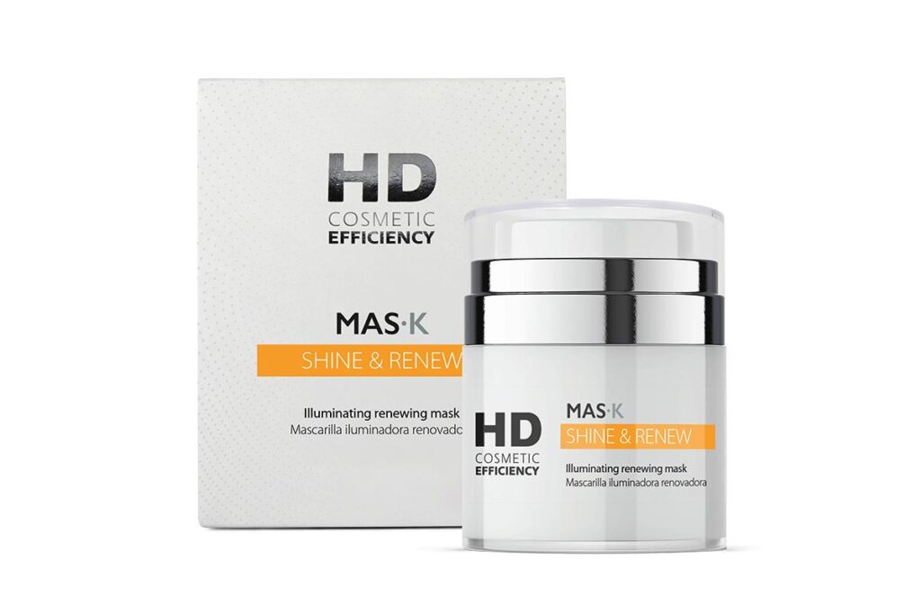 Mascarilla Mask Shine & Renew de HD Cosmetic Efficiency