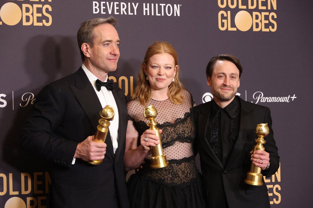 Matthew Macfadyen, Sarah Snook y Kieran Culkin