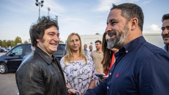 Milei, Le Pen y Meloni arroparán a Abascal en un acto de Vox en Madrid antes de las europeas