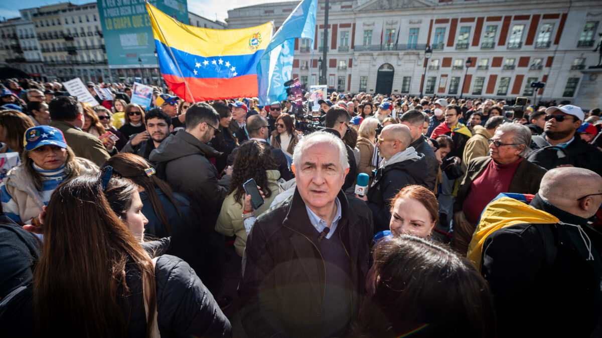 PP y Vox participan en la manifestación de Sol por unas «elecciones libres» en Venezuela