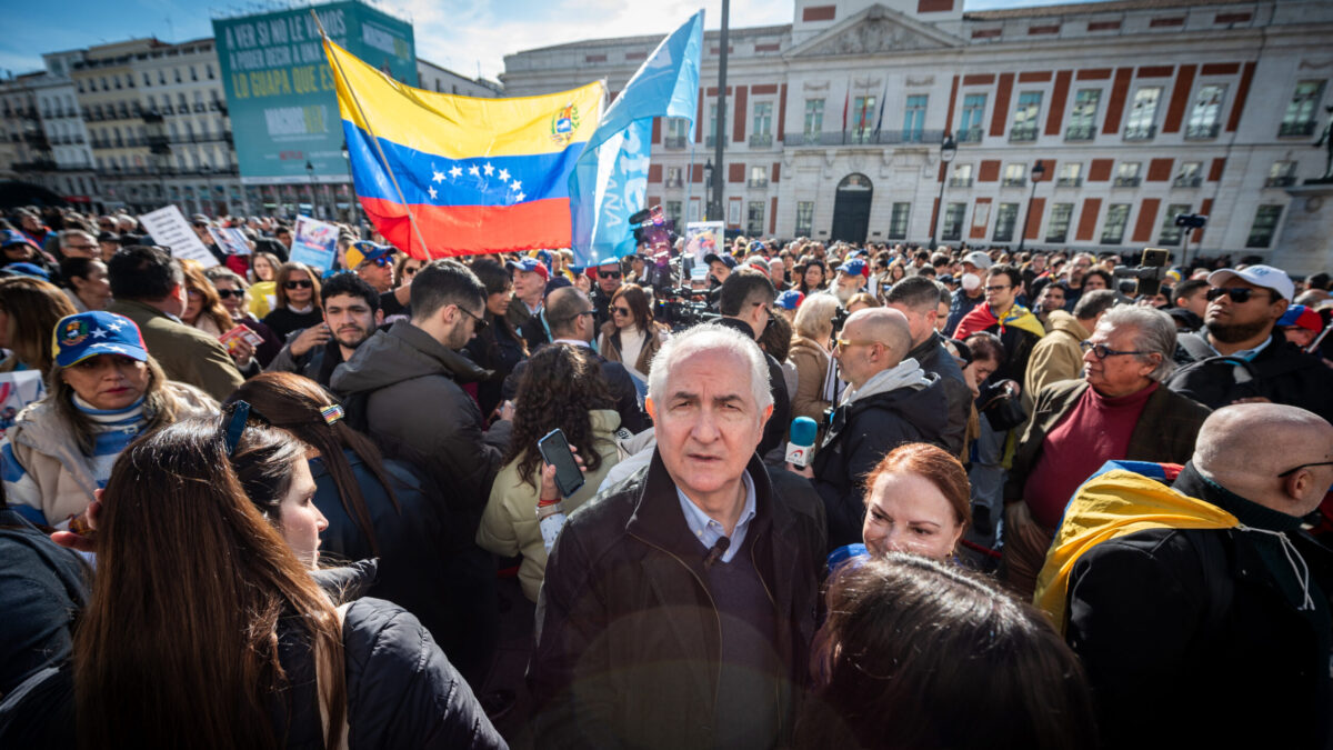PP y Vox participan en la manifestación de Sol por unas «elecciones libres» en Venezuela