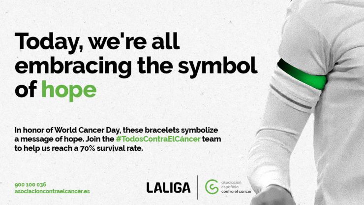 LaLiga se une a la iniciativa contra el cáncer con el objetivo de elevar la tasa de supervivencia