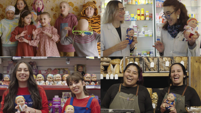 Dependientes, farmacéuticas, médicos, futbolistas y taxistas cantan el himno de la Fundación Juegaterapia 'Para que todo salga bien'