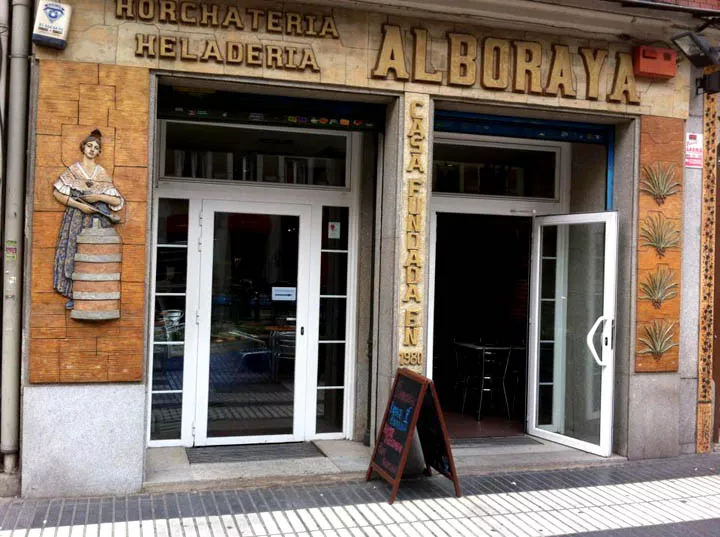 Fachada de la Horchatería Alboraya, Madrid.
Gastroeconomy
