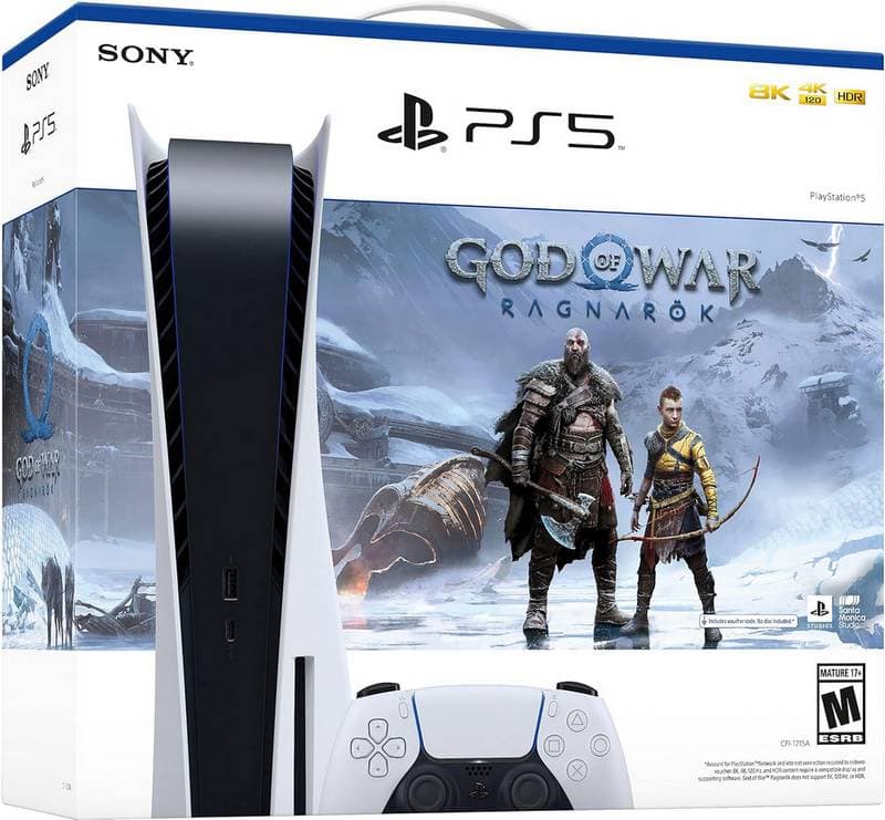 Consola de videojuegos PlayStation 5 Standard + God of War Ragnarök